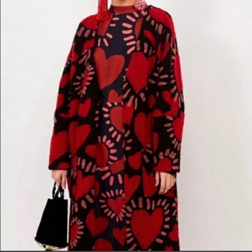 FARM Rio Hearts Cardigan Coat